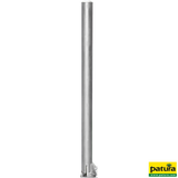 Pfosten d=102 mm, L=1,65 m, mit Bodenplatte außer Mitte, vz