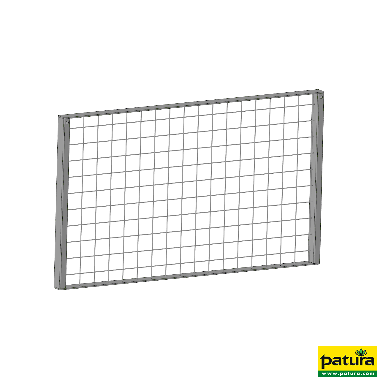 Rückwand Gitter oben, Höhe 70 cm