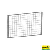 Rückwand Gitter oben, Höhe 70 cm