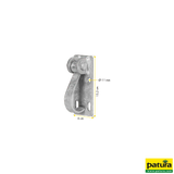 Haltebügel für Tore an Wand