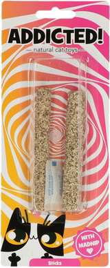 Addicted! Katzenspielzeug-Stick, mit Madnip, 2 Stk