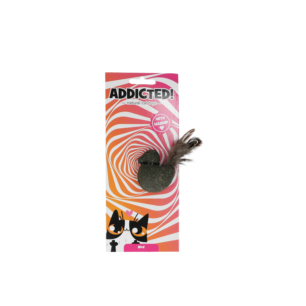 Addicted! Katzenspielzeug, Bird with Feathers, mit MADNIP