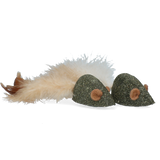 Addicted!, Katzenspielzeug Maus mit Federn, gefüllt mit Madnip