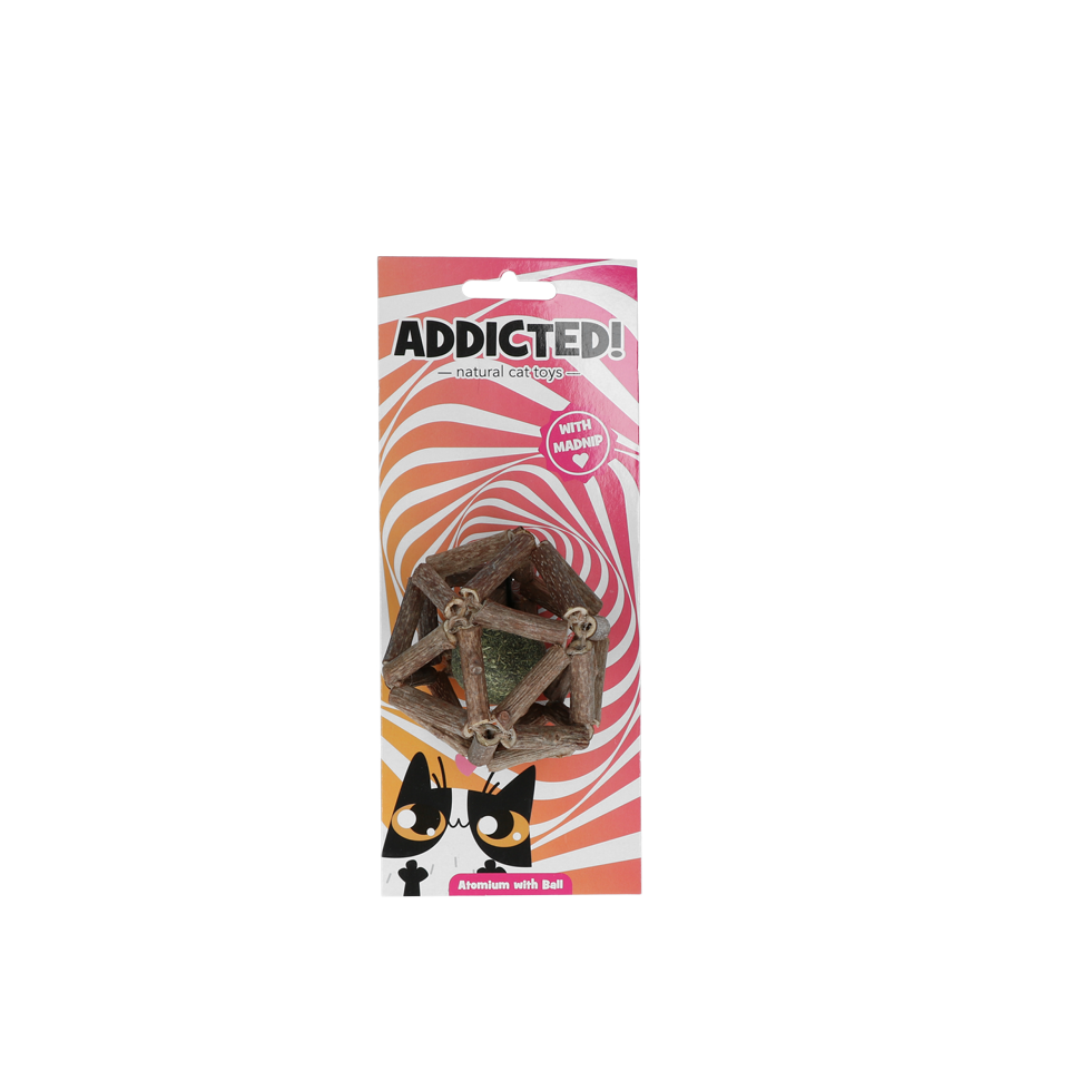 Addicted! Katzenspielzeug Atomium mit Ball, MADNIP