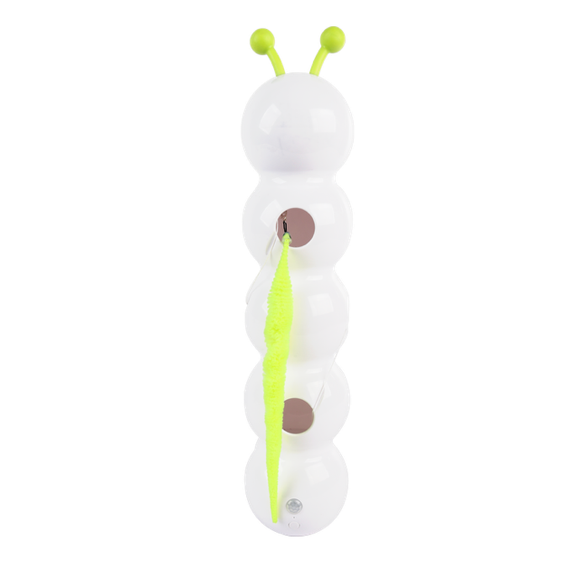 AFP Interactives Katzenspielzeug, Wack'A'Worm Post, interaktiv, mit Bewegungsmelder, USB aufladbar