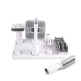 AFP Pro Pet Grooming Kit, Fellpflege Set, 7 Aufsätze, 1,5 l Behälter, leise, 3-stufige Saugkraft