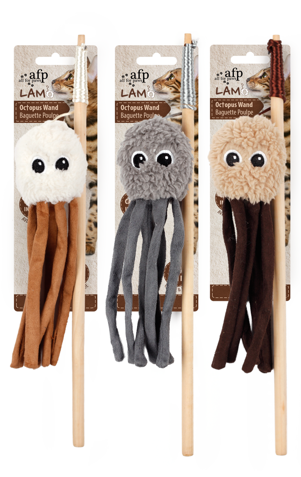AFP Katzenangel, Oktopus, Catnip, 19 cm, Seil 60 cm