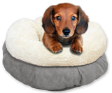 AFP Katzenbett Donut, Lambswool, Grau, 45 x 45 x 25 cm