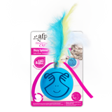 AFP Katzenspielzeug Dizzy Spinner, mit Federn, batteriebetrieben