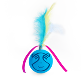 AFP Katzenspielzeug Dizzy Spinner, mit Federn, batteriebetrieben