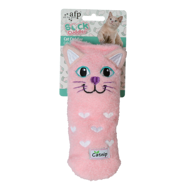AFP Katzenspielzeug Sock Cuddler, Katze, Catnip, 24 x 8 x 3 cm