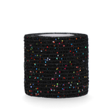Excellent Animal Glitter Bandage Pro, selbstklebend, elastisch, 5 cm, schwarz