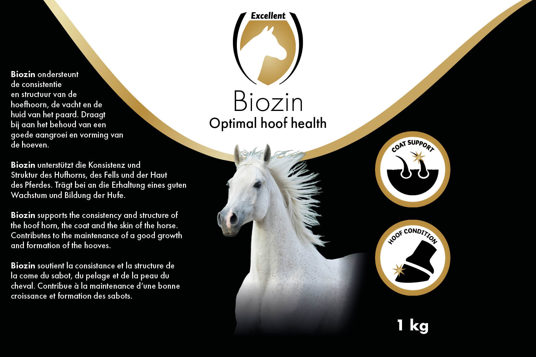 Excellent Horse Biozin Ergänzungsfuttermittel für Pferde zur Unterstützung