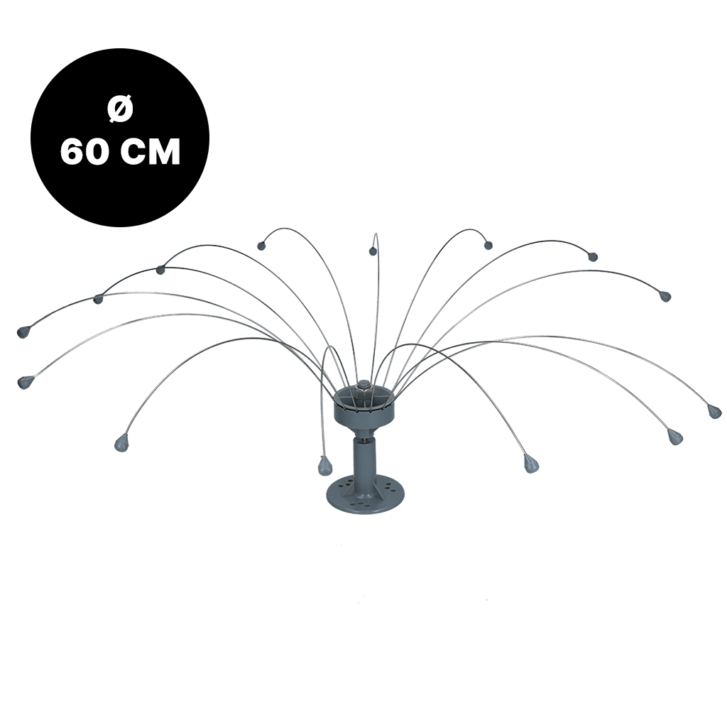 Birdshield Vogelabwehr drehbare Drähte, Ø 60 cm