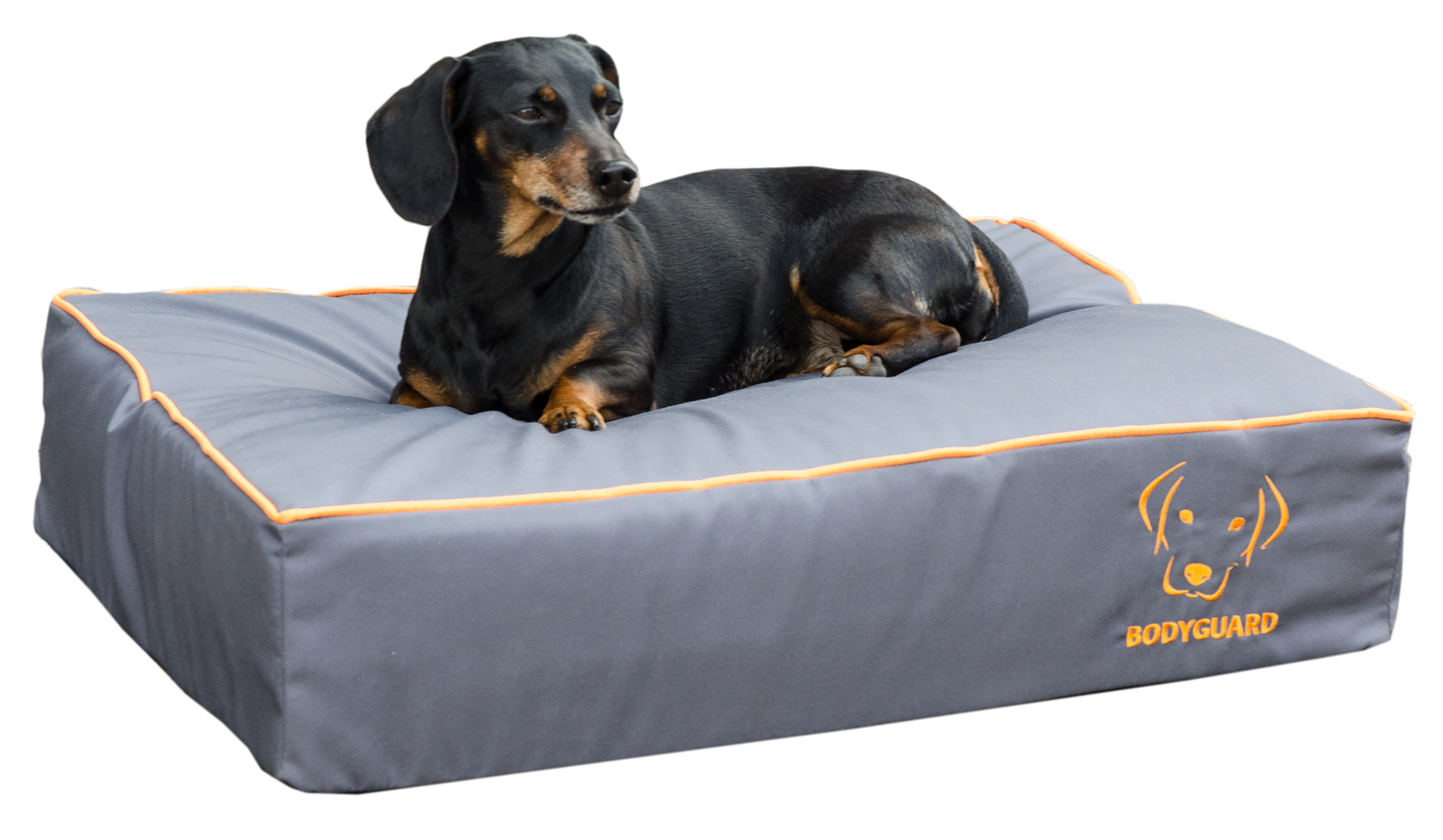 Bodyguard Hundebett Royal, grau, S, 65 x 50 cm