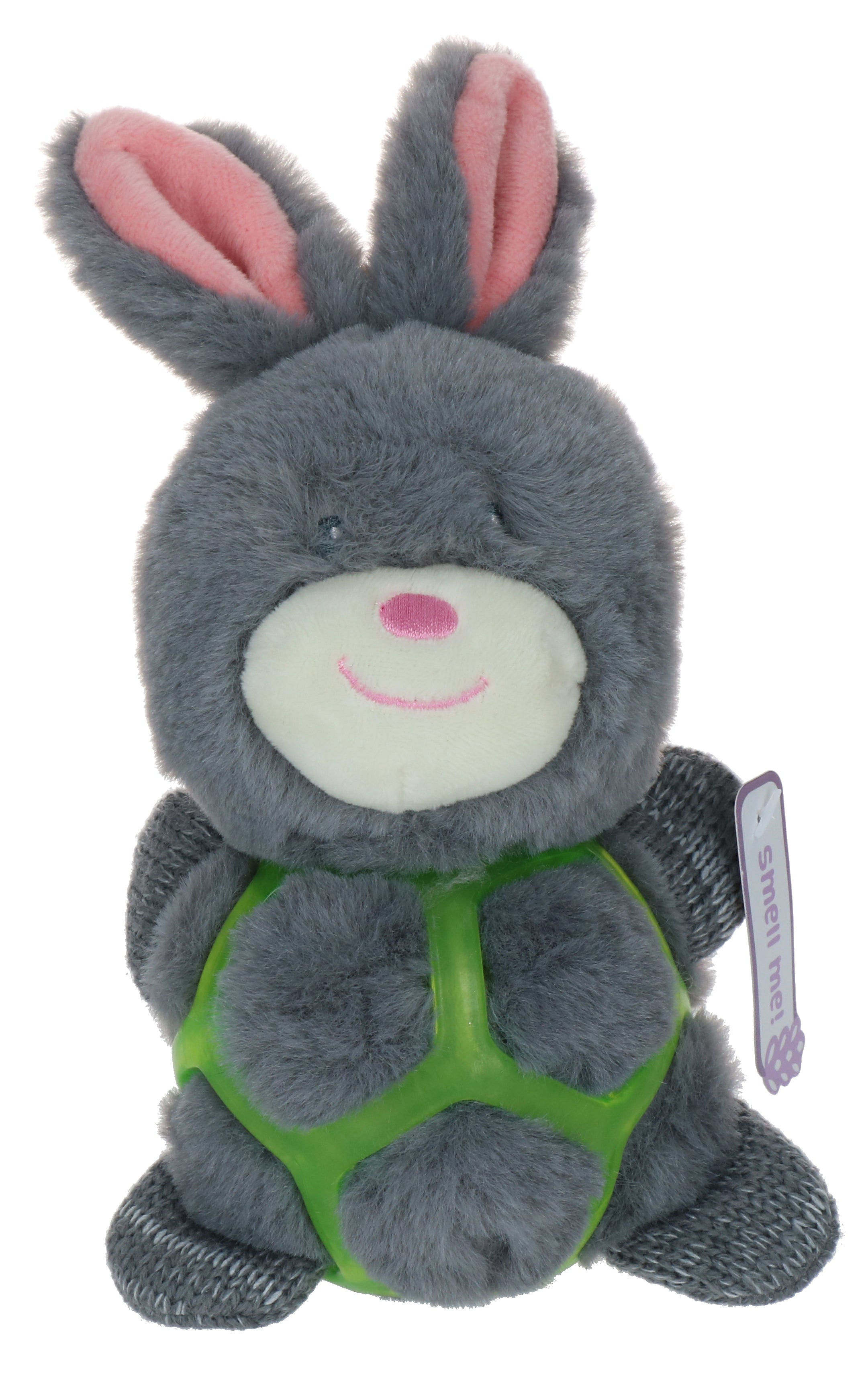 Bunny Puppy Hundekuscheltier, Plüsch, Strickstoff, TPR-Gummi, Lavendelfüllung, mit Quietscher, für Welpen und kleine Hunde