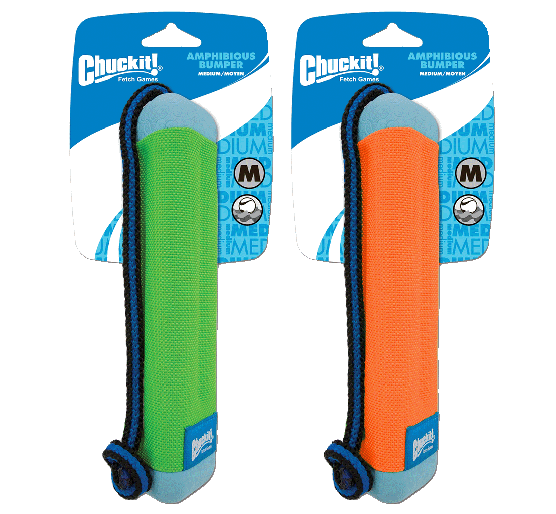 Chuckit! Apportierspielzeug, Amphibious Bumper, M, Ø 5 cm, 25 cm