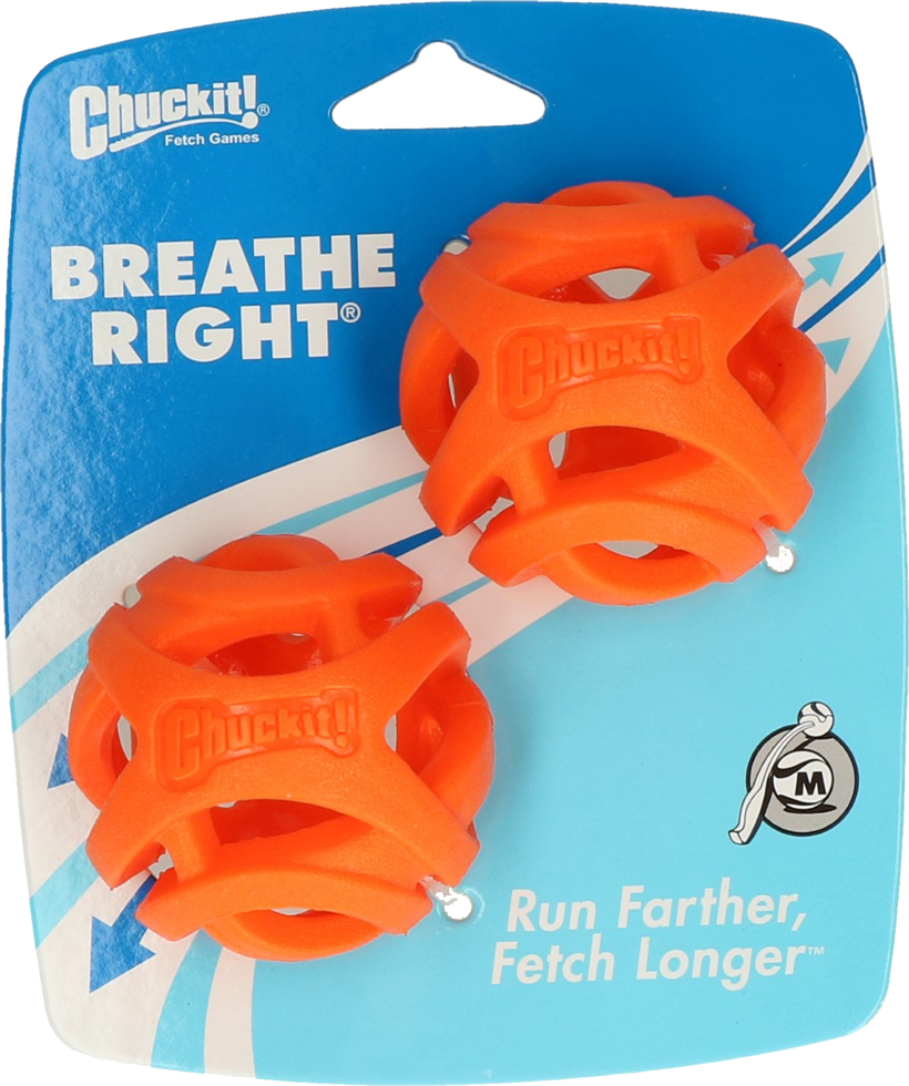 Chuckit! Air Fetch Ball, M, Ø 6 cm, 2 Stk