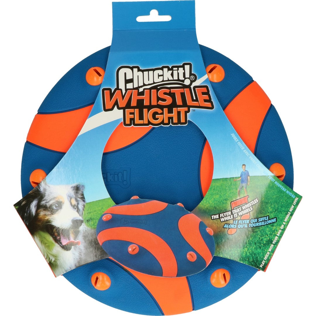 Chuckit! Hunde-Frisbee, Whistle Flight, Gummi, Ø 28 cm
