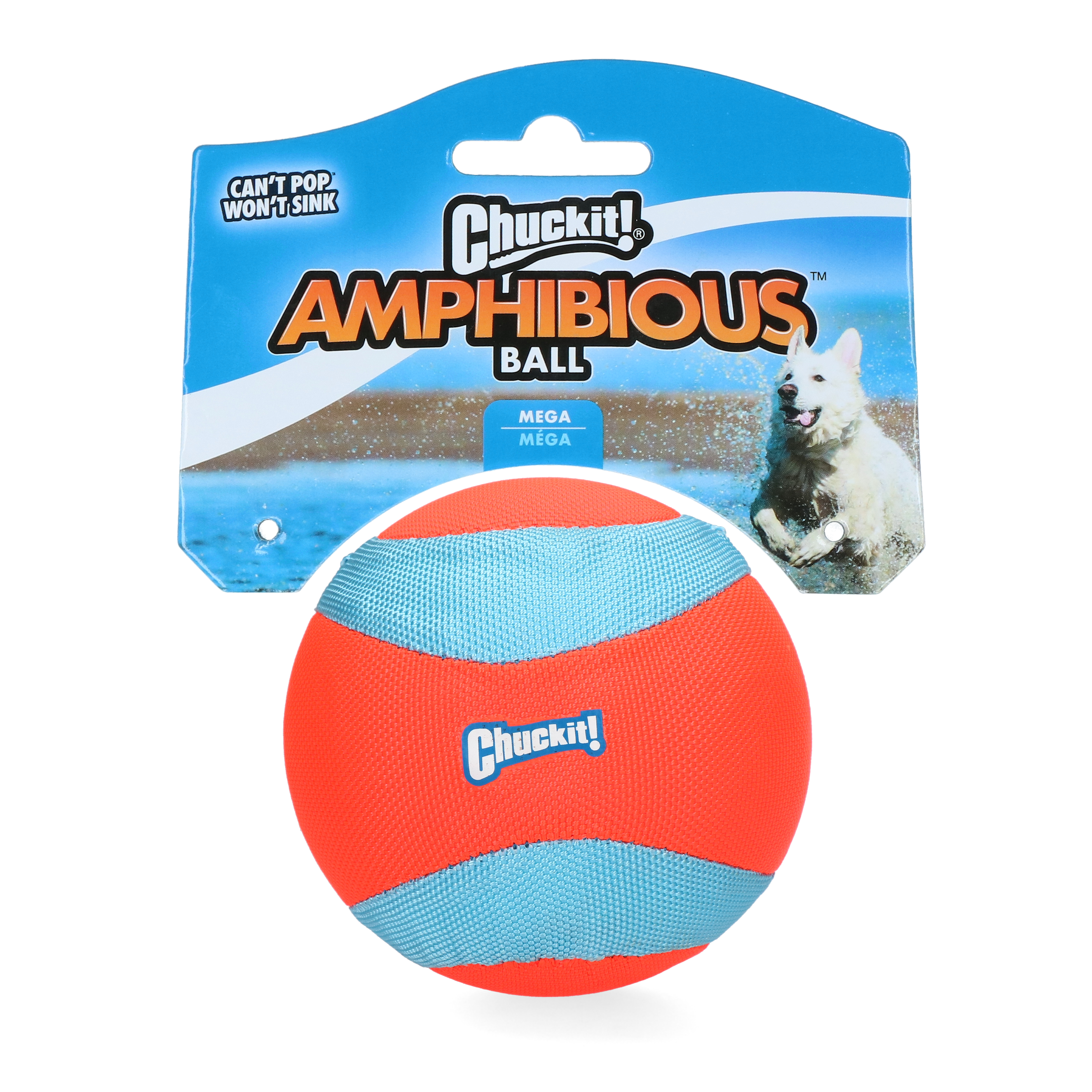 Chuckit! Hundeball, schwimmend, Ø 11,5 cm, orange