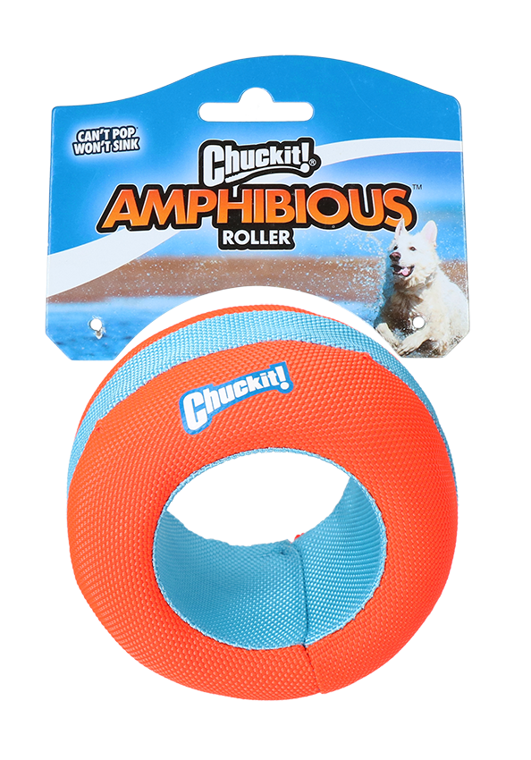 Chuckit! Apportierspielzeug Amphibious Roller, schwimmfähig, Ø 11 cm