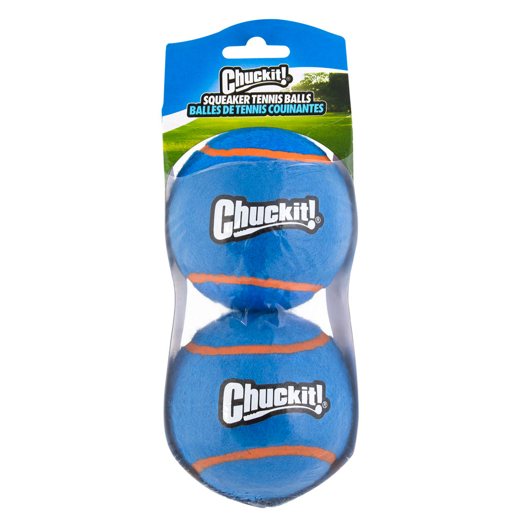 Chuckit! Hundespielball, Tennisball, Squeaker, XL, Ø 8 cm, 2 Stk