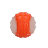 Dog Comets Hundeball, Glow in the Dark, mit Quietscher, schwimmfähig, Ø 7,5 cm, orange