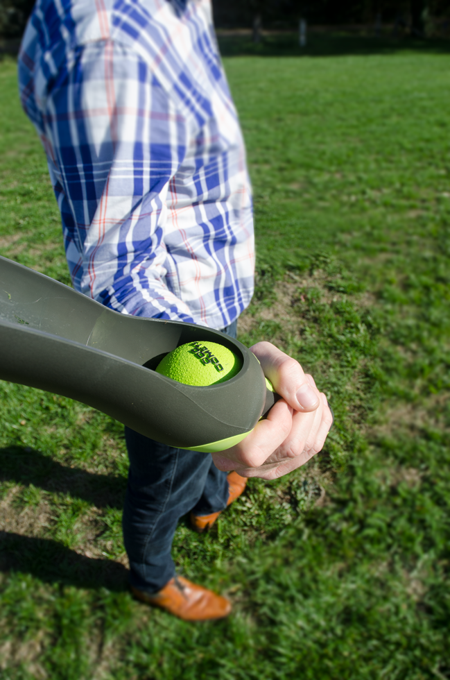 Dog Comets Ball Launcher, grün, 58 cm, für Bälle bis Ø 6 cm