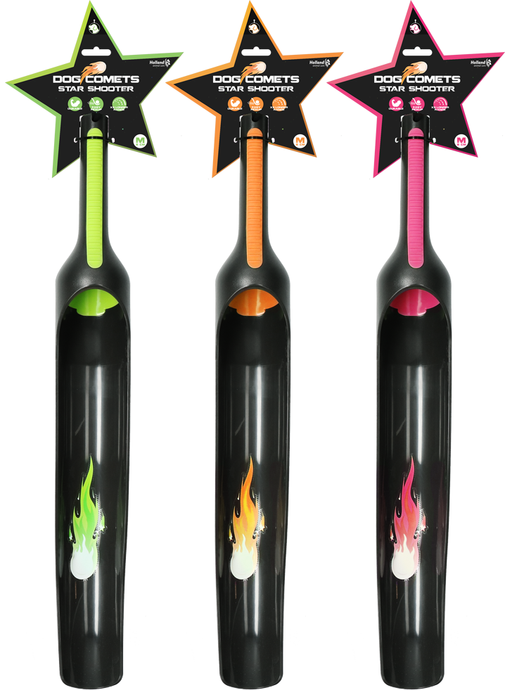 Dog Comets Ball Launcher, grün, 58 cm, für Bälle bis Ø 6 cm