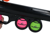 Dog Comets Ballwerfer, Comet Launcher, bis 20 m Reichweite, inkl. 2 Tennisbälle Größe M