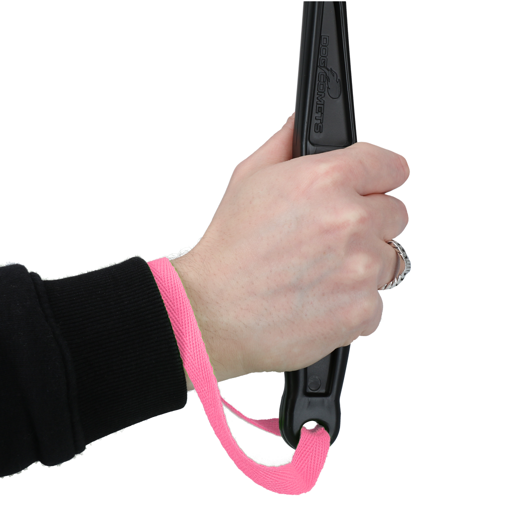 Dog Comets Ballwerfer, Rosa, 48 cm, für Tennisbälle Größe M, inkl. Tennisball