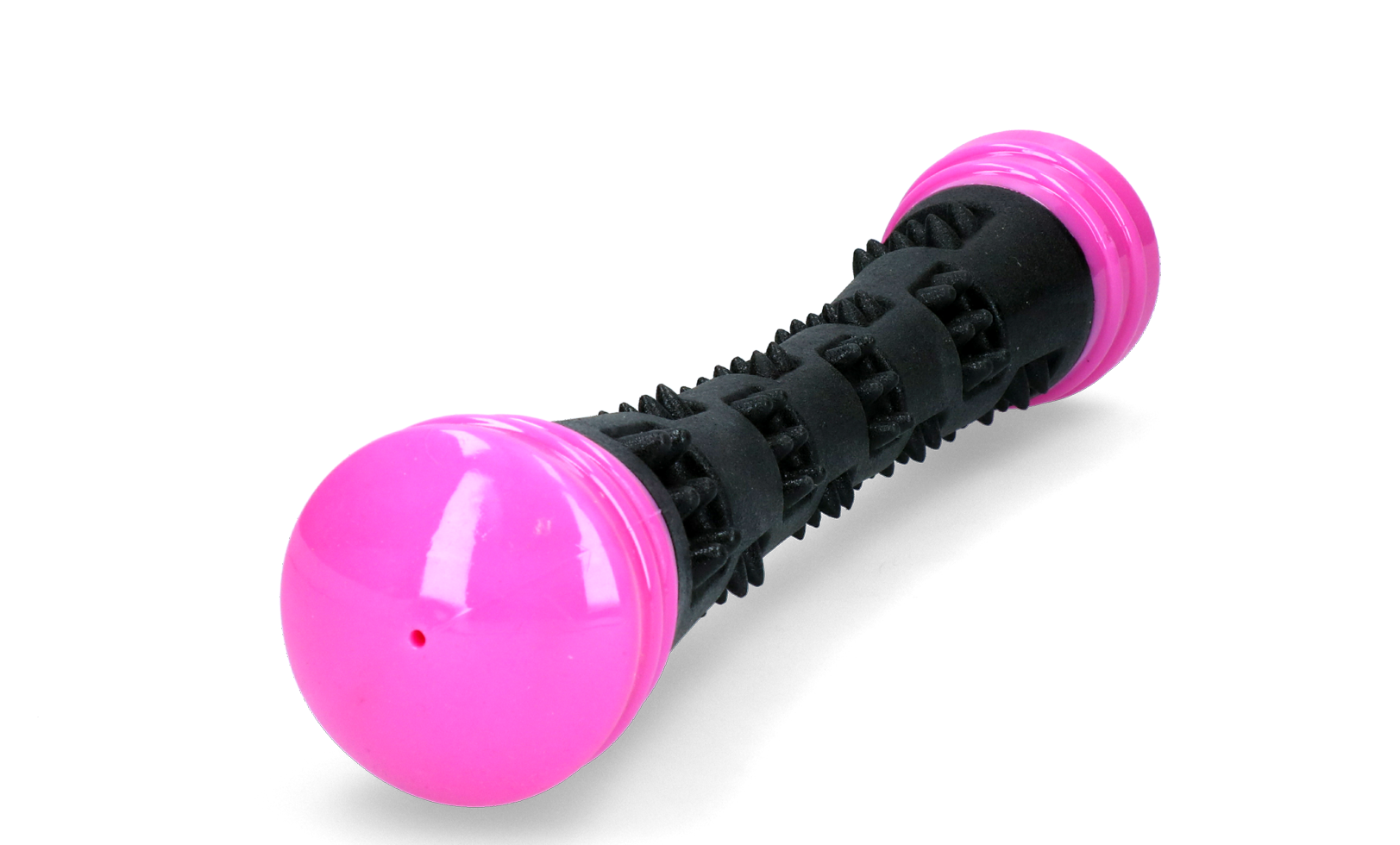 Dog Comets Wurfstock Gummi, mit Quietscher, L, 32 cm, rosa