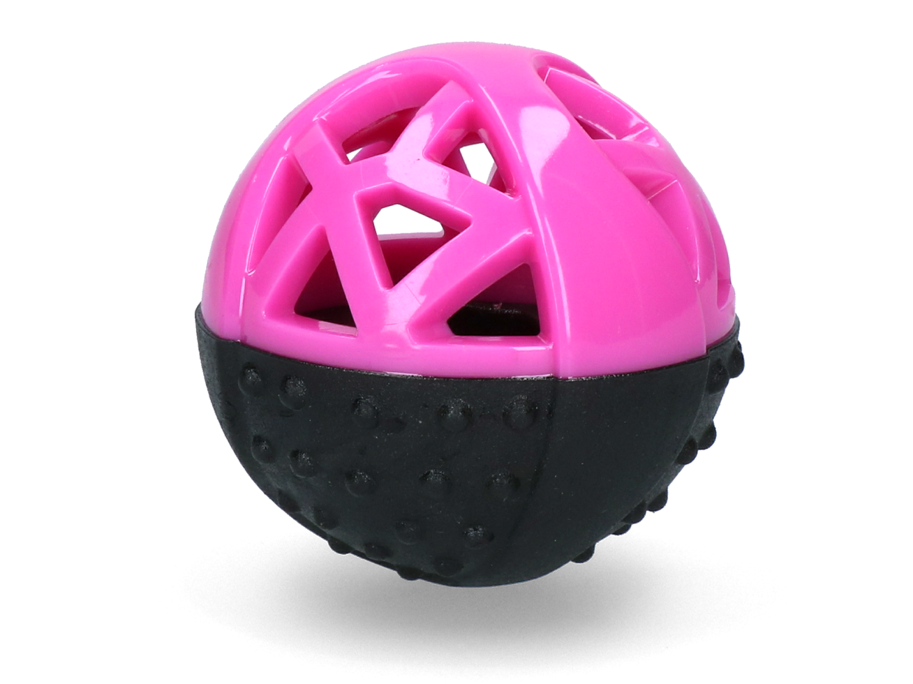 Dog Comets Leckerball, Gummi, Quietscher, rosa