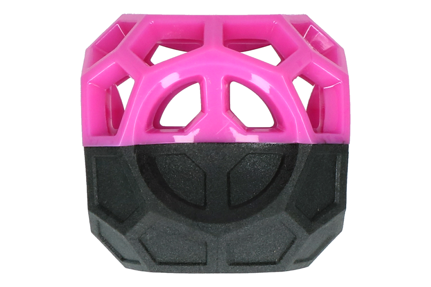 Dog Comets Leckerkubus, Gummi, mit Quietscher, rosa