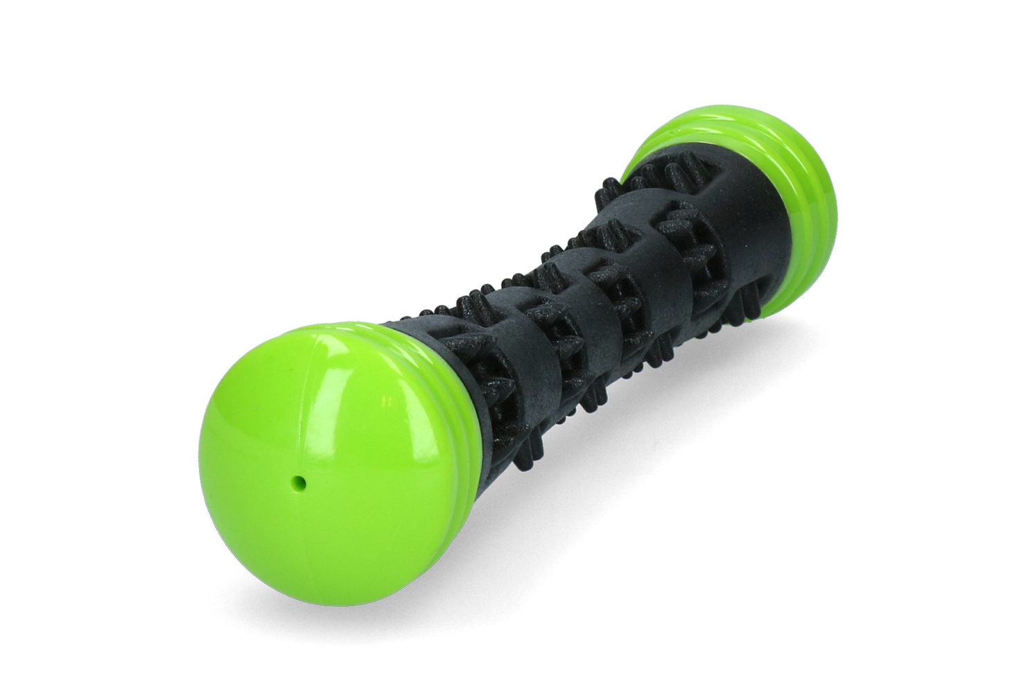 Dog Comets Wurfstock Meteor, Gummi, mit Quietscher, S, 23 cm, grün