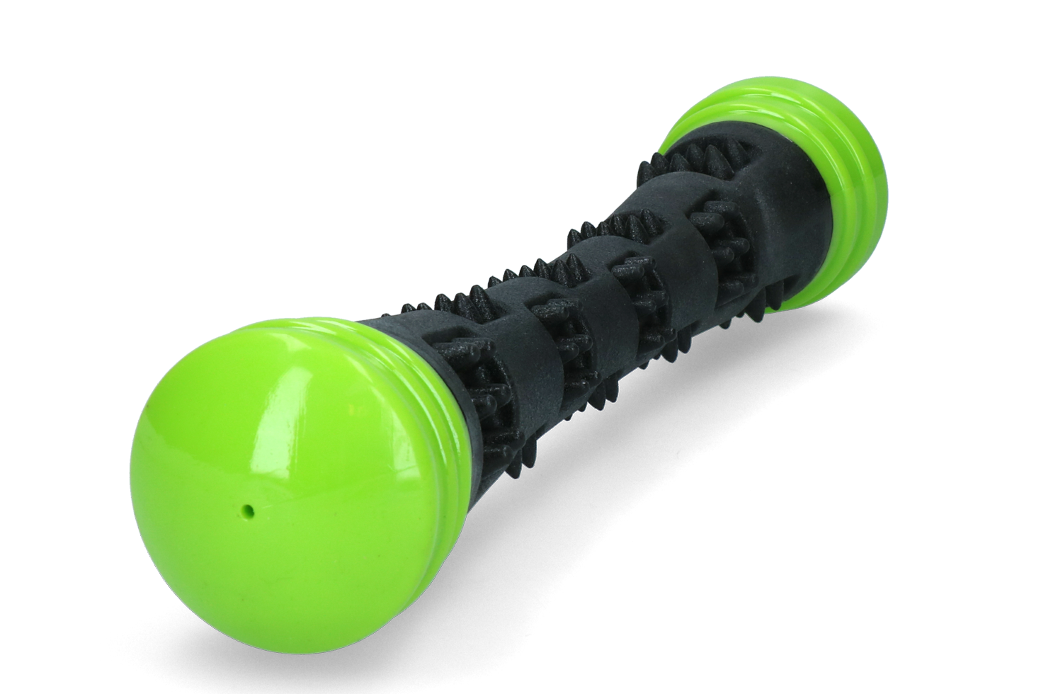 Dog Comets Wurfstock, Gummi, Quietscher, grün, L, 32 cm