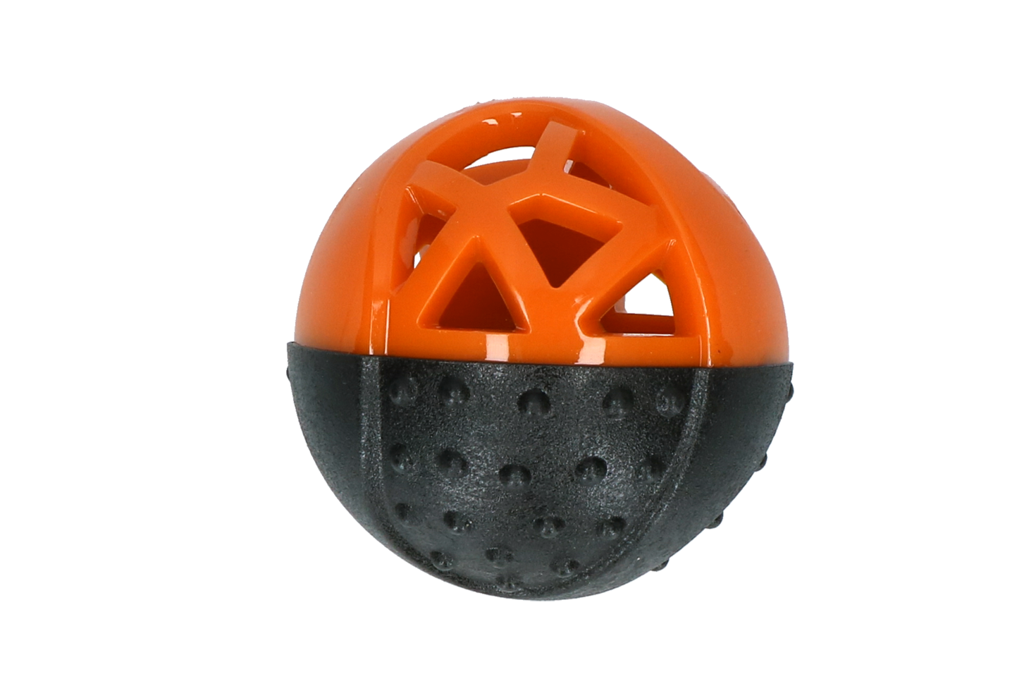 Dog Comets Leckerball, Gummi, mit Quietscher, orange