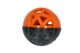 Dog Comets Leckerball, Gummi, mit Quietscher, orange