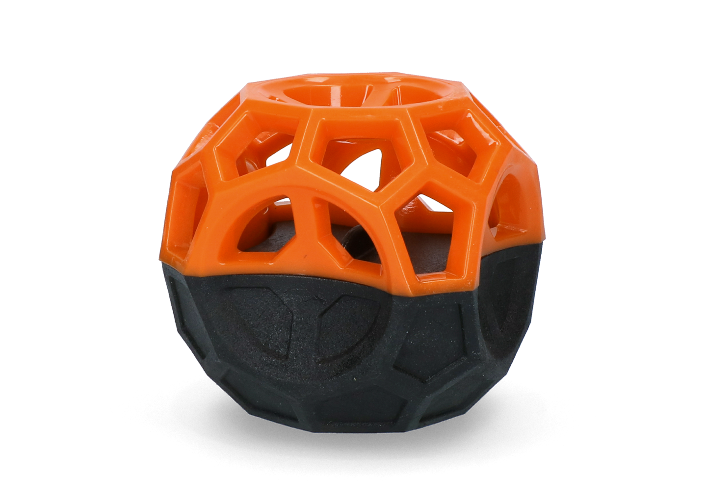 Dog Comets Leckerkubus für Hunde, Gummi, mit Quietscher, orange