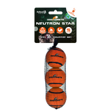 Dog Comets Tennisball mit Quietscher, S, Ø 5 cm, orange, 3 Stk