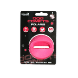 Dog Comets Hunde Ball Polaris, Naturkautschuk, grün rosa, Ø 6 cm