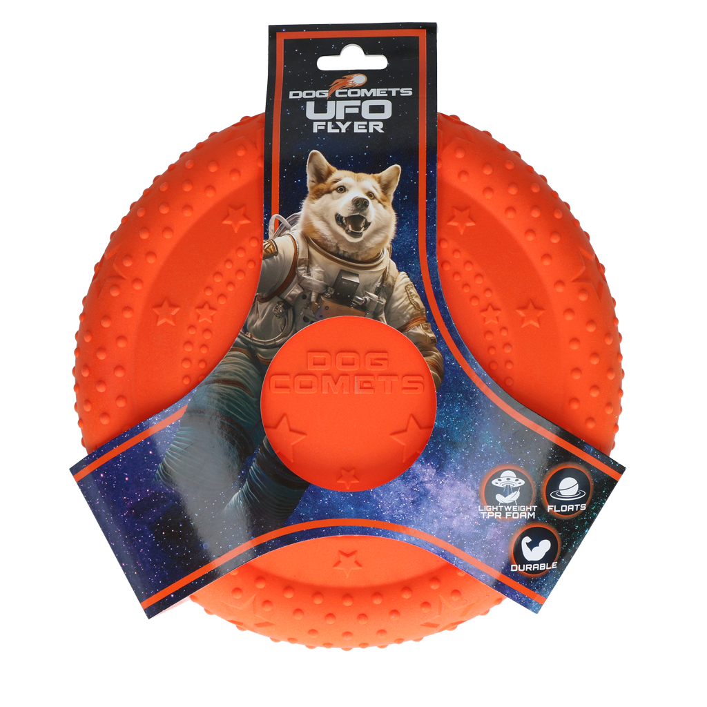 Dog Comets Hundefrisbee, TPR, orange, Ø 24 cm