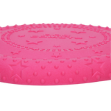 Dog Comets Hunde Frisbee, TPR-Schaumgummi, schwimmfähig, rosa, Ø 24 cm