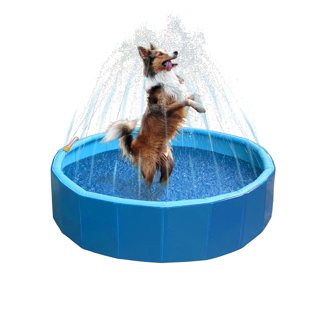 Coolpets Hundepool, Sprinkler, Ø 120 cm, Randhöhe 30 cm