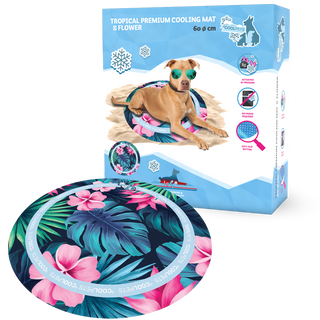 CoolPets Kühlmatte, Flower, Ø 65 cm