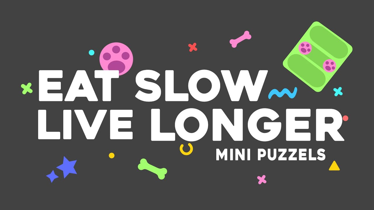 Eat Slow Live Longer Futterpuzzle Mini, Lush Jungle, 13 x 19 cm