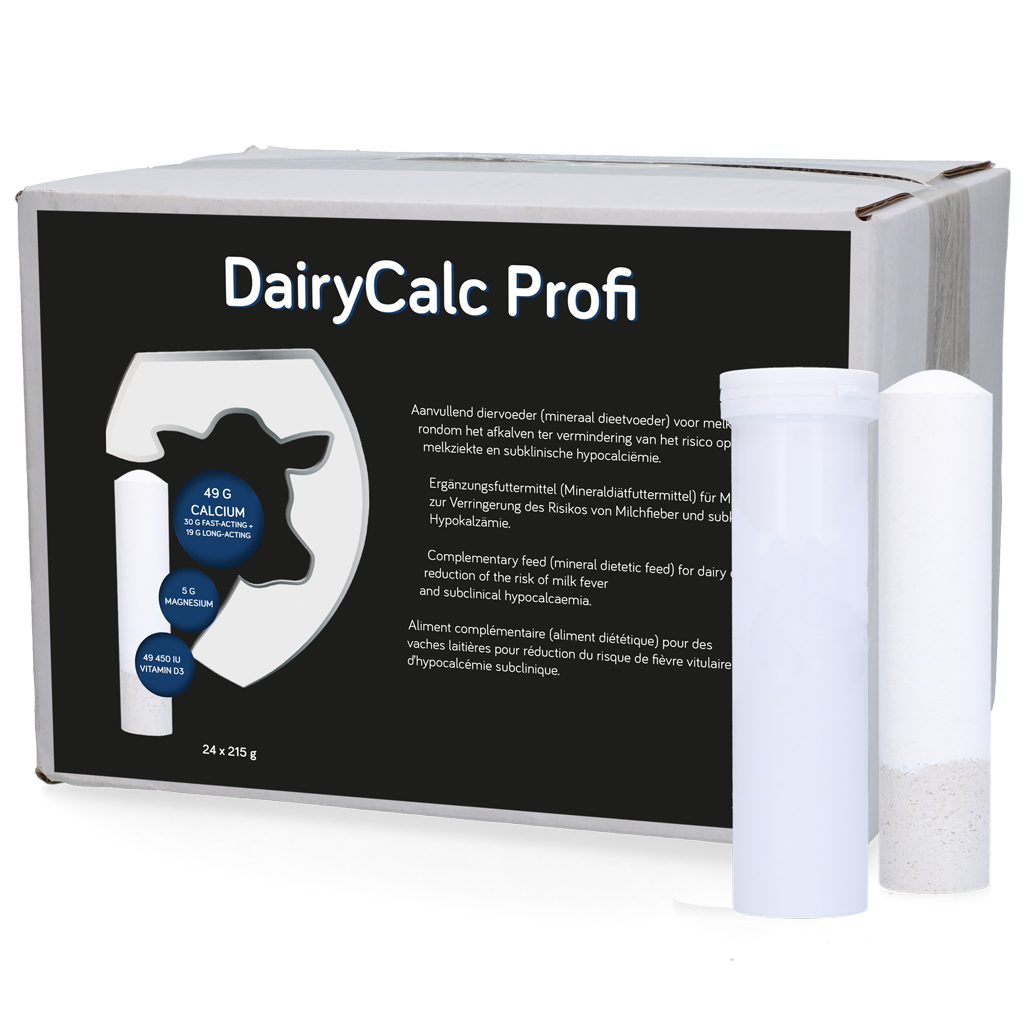 Holland Animal Care DairyCalc Profi Bolus, Calcium, Magnesium, Vitamin D3, für Milchkühe, 24 x 215 g