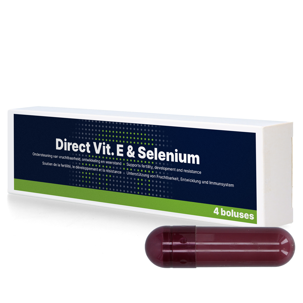 Direct Bolus Vitamin E, Selen, Rinder, 4 x 105 g