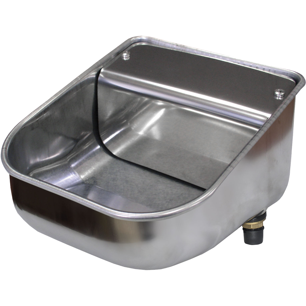 Tränkebecken Zar Cudeyo, Edelstahl, Schwimmerventil, 2 l