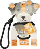 Hundegeschirr mit Leine, Easy Walk, Handmodell, schwarz, 210 cm